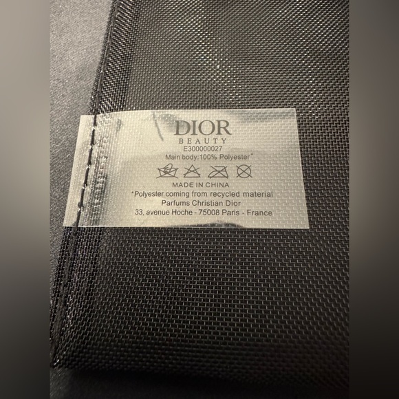 Dior Oblique Mesh Velvet Logo Geometric Large Tote in Black - GWP - New - Picture 9 of 11